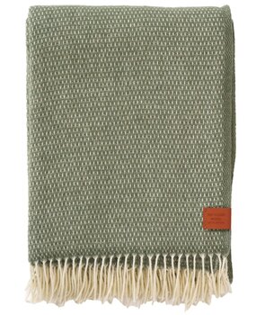 Klippan Klippan Hugo plaid 130x200cm 25% gerecycled merinowol Dusty green groen Klippan Klippan Hugo plaid 130x200cm 25% gerecycled merinowol Dusty green groen