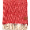 Klippan Klippan Herringbone plaid 130x180cm 50% gerecycled lamswol Radish Klippan Klippan Herringbone plaid 130x180cm 50% gerecycled lamswol Radish