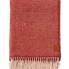 Klippan Klippan Hugo plaid 130x200cm 25% gerecycled merinowol Ruby red rood Klippan Klippan Hugo plaid 130x200cm 25% gerecycled merinowol Ruby red rood