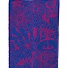 Klippan Klippan Blomranka plaid 130x200cm 100% lamswol blauw / lila Klippan Klippan Blomranka plaid 130x200cm 100% lamswol blauw / lila