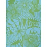 Klippan Klippan Blomranka plaid 130x200cm 100% lamswol groen/blauw Klippan Klippan Blomranka plaid 130x200cm 100% lamswol groen/blauw
