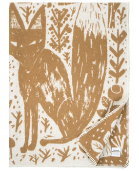 Lapuan Kankurit Lapuan Kankurit Metsikkö 130x180 Wollen plaid Cognac Lapuan Kankurit Lapuan Kankurit Metsikkö 130x180 Wollen plaid Cognac