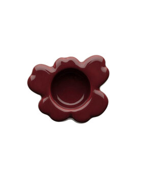 Marimekko Marimekko Unikko tea light holder reddish brown