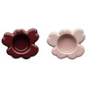 Marimekko Marimekko Unikko 2-delige set theelichthouder roze en roodbruin Marimekko Marimekko Unikko 2-delige set theelichthouder roze en roodbruin