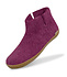Glerups Boot Slipper with rubber honey sole (various sizes) Cranberry Glerups Boot Slipper with rubber honey sole (various sizes) Cranberry