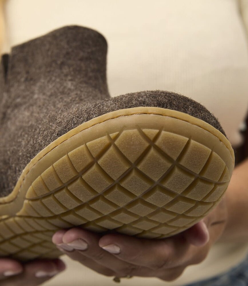 Glerups Glerups Boot met rubberen honing zool (diverse maten) Bruin Pantoffel Glerups Glerups Boot met rubberen honing zool (diverse maten) Bruin Pantoffel