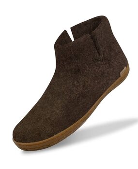 Glerups Glerups Boot met rubberen honing zool (diverse maten) Bruin Pantoffel Glerups Glerups Boot met rubberen honing zool (diverse maten) Bruin Pantoffel