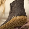 Glerups Glerups Boot Slipper with rubber honey sole (various sizes) Brown Glerups Glerups Boot Slipper with rubber honey sole (various sizes) Brown