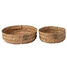 EKTA Living - by Wirth EKTA Living set van 2 manden Handgeweven Zeegras Visgraad EKTA Living - by Wirth EKTA Living set van 2 manden Handgeweven Zeegras Visgraad