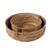 EKTA Living - by Wirth EKTA Living set van 2 manden Handgeweven Zeegras Visgraad EKTA Living - by Wirth EKTA Living set van 2 manden Handgeweven Zeegras Visgraad