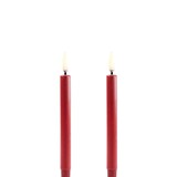 Uyuni Lighting Uyuni Lighting LED Wax mini kaars 2 stuks Ø1,3 x 13.8cm Carmine red Uyuni Lighting Uyuni Lighting LED Wax mini kaars 2 stuks Ø1,3 x 13.8cm Carmine red