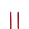 Uyuni Lighting Uyuni Lighting LED Wax mini kaars 2 stuks Ø1,3 x 13.8cm Carmine red Uyuni Lighting Uyuni Lighting LED Wax mini kaars 2 stuks Ø1,3 x 13.8cm Carmine red