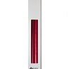 KunstIndustrien KunstIndustrien set van 12 kaarsen Ø1.3cm H28cm Donkerrood Handgemaakt KunstIndustrien KunstIndustrien set van 12 kaarsen Ø1.3cm H28cm Donkerrood Handgemaakt