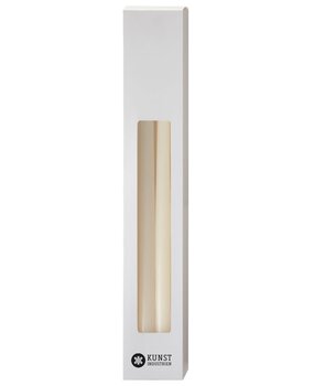KunstIndustrien KunstIndustrien set of 12 candles Ø1.3cm H28cm Off-White Handmade KunstIndustrien KunstIndustrien set of 12 candles Ø1.3cm H28cm Off-White Handmade