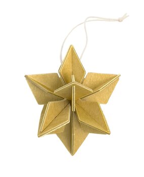 LOVI Lovi Star birchwood Honey yellow 5cm DIY package LOVI Lovi Star birchwood Honey yellow 5cm DIY package
