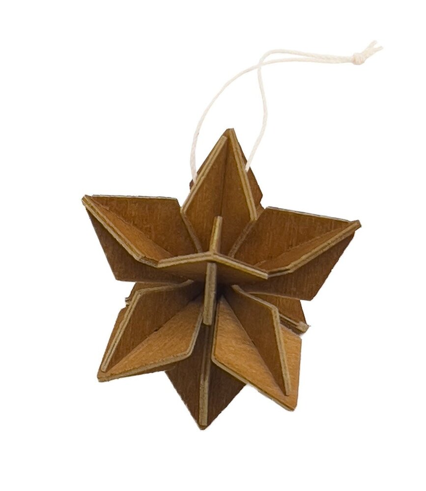 LOVI Lovi Ster berkenhout Kaneel 5cm DIY pakketje LOVI Lovi Ster berkenhout Kaneel 5cm DIY pakketje