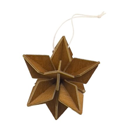 LOVI Lovi Ster berkenhout Kaneel 5cm DIY pakketje LOVI Lovi Ster berkenhout Kaneel 5cm DIY pakketje
