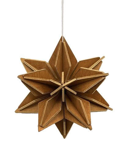 LOVI Lovi Ster berkenhout Kaneel DIY pakketje - 2 formaten LOVI Lovi Ster berkenhout Kaneel DIY pakketje - 2 formaten