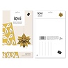 LOVI Lovi Star birchwood Honey Yellow DIY package - 2 sizes - perfect to send as a gift LOVI Lovi Star birchwood Honey Yellow DIY package - 2 sizes - perfect to send as a gift