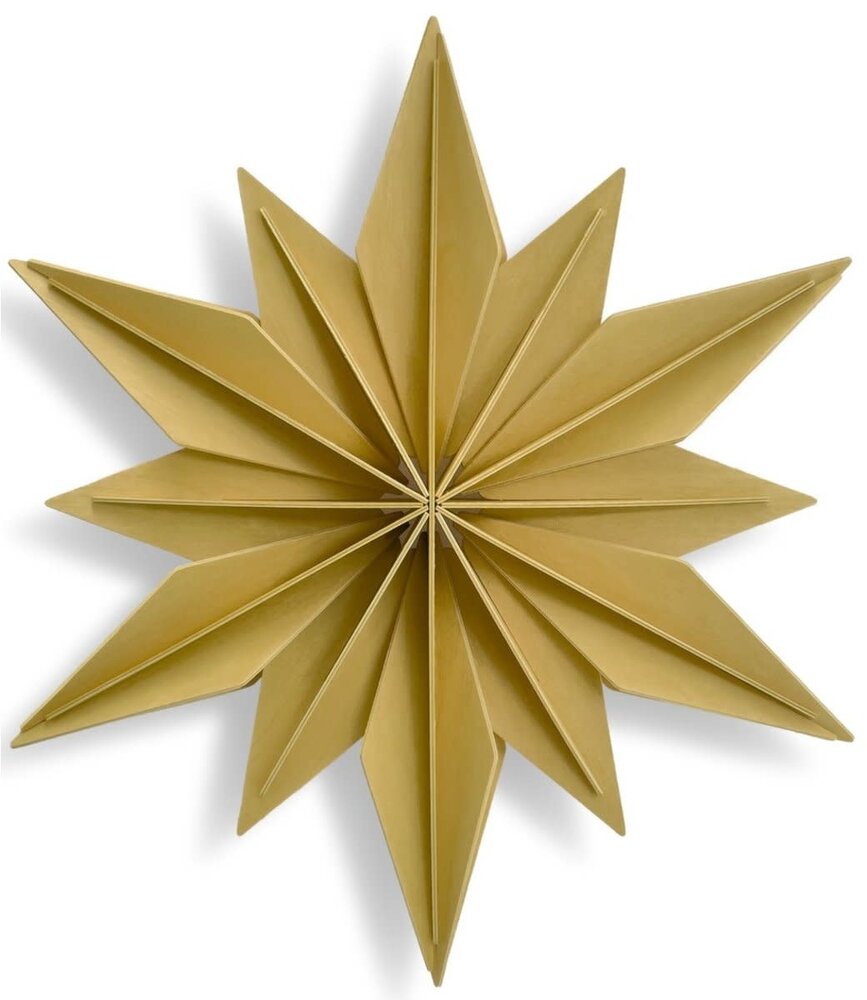 LOVI Lovi Birchwood Star 48cm Honey Yellow  3D DIY package