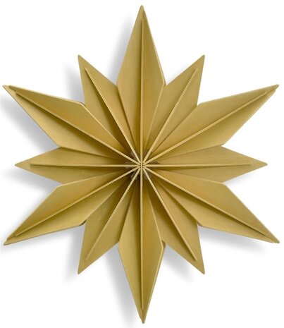 LOVI Lovi Birchwood Star 48cm Honey Yellow  3D DIY package