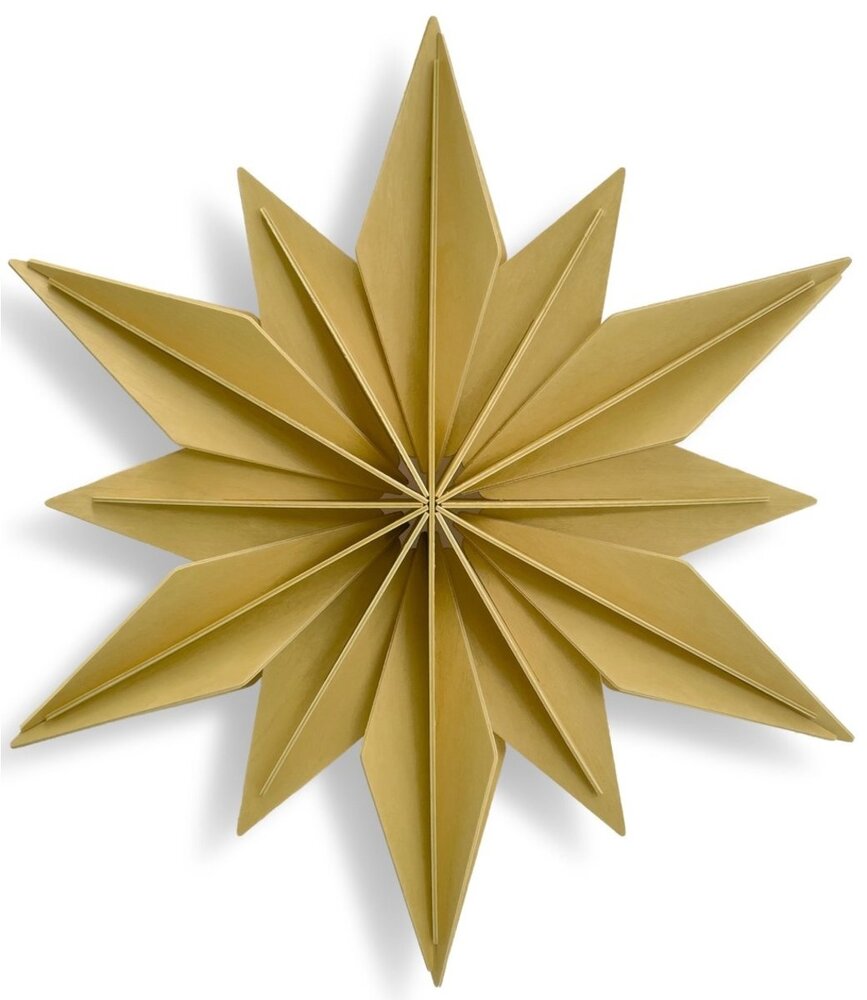 LOVI Lovi Birchwood Star 48cm Honey Yellow  3D DIY package