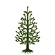 LOVI Lovi Spruce Birch plywood Tree H100cm Forest green 3D-tree DIY package LOVI Lovi Spruce Birch plywood Tree H100cm Forest green 3D-tree DIY package