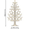 LOVI Lovi Spruce Birch plywood Tree H100cm Forest green 3D-tree DIY package LOVI Lovi Spruce Birch plywood Tree H100cm Forest green 3D-tree DIY package