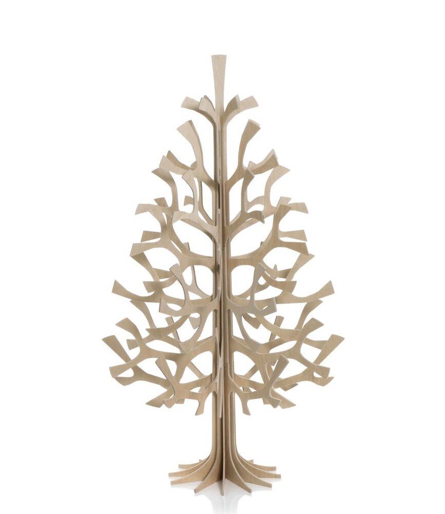 LOVI Lovi Spruce Berkenhout boom H100cm naturel 3D-boom DIY pakketje LOVI Lovi Spruce Berkenhout boom H100cm naturel 3D-boom DIY pakketje