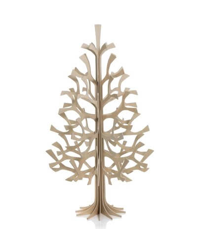 LOVI Lovi Spruce Berkenhout boom H100cm naturel 3D-boom DIY pakketje LOVI Lovi Spruce Berkenhout boom H100cm naturel 3D-boom DIY pakketje