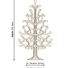 LOVI Lovi Spar Berkenhout boom 50cm Forest Green 3D-boom DIY pakketje LOVI Lovi Spar Berkenhout boom 50cm Forest Green 3D-boom DIY pakketje