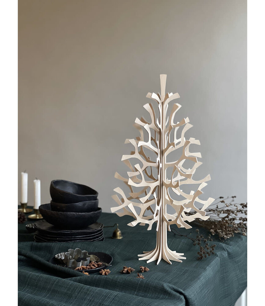 LOVI Lovi Spruce Birch plywood Tree H50cm 3D-tree DIY package LOVI Lovi Spruce Birch plywood Tree H50cm 3D-tree DIY package