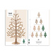 LOVI Lovi Spar Berkenhout boom 50cm Forest Green 3D-boom DIY pakketje LOVI Lovi Spar Berkenhout boom 50cm Forest Green 3D-boom DIY pakketje