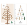 LOVI Lovi Spar Berkenhout boom 50cm Forest Green 3D-boom DIY pakketje LOVI Lovi Spar Berkenhout boom 50cm Forest Green 3D-boom DIY pakketje