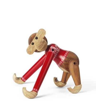 Kay Bojesen Denmark Kay Bojesen Monkey Christmas jumper H19.5cm teak and limba Kay Bojesen Denmark Kay Bojesen Monkey Christmas jumper H19.5cm teak and limba