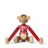 Kay Bojesen Denmark Kay Bojesen Monkey Kerst trui H19.5cm teak en limba Kay Bojesen Denmark Kay Bojesen Monkey Kerst trui H19.5cm teak en limba