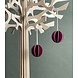 LOVI Lovi wooden balls Ø3,5cm set of 7 dark red - birch wood DIY package LOVI Lovi wooden balls Ø3,5cm set of 7 dark red - birch wood DIY package