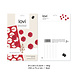 LOVI Lovi wooden balls Ø3,5cm set of 7 red - birch wood DIY package LOVI Lovi wooden balls Ø3,5cm set of 7 red - birch wood DIY package
