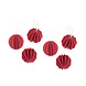 LOVI Lovi houten ballen Ø4cm rood set van 6 stuks - berkenhout DIY pakketje LOVI Lovi houten ballen Ø4cm rood set van 6 stuks - berkenhout DIY pakketje