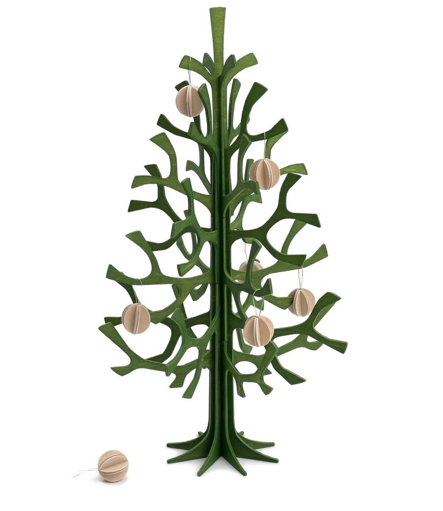 LOVI Lovi mini wooden balls birchwood natural set of 8 - DIY package LOVI Lovi mini wooden balls birchwood natural set of 8 - DIY package