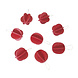 LOVI Loveli mini wooden balls Ø1.7 cm set of 8 red - DIY package birch wood LOVI Loveli mini wooden balls Ø1.7 cm set of 8 red - DIY package birch wood