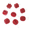 LOVI Loveli mini wooden balls Ø1.7 cm set of 8 red - DIY package birch wood LOVI Loveli mini wooden balls Ø1.7 cm set of 8 red - DIY package birch wood
