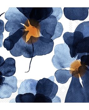 Marimekko Marimekko Valssi blue Paper Napkins 33x33cm