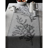 Lapuan Kankurit Lapuan Kankurit - Teemu Järvi Table Runner 46x150 needle branch black linen/cotton mix Lapuan Kankurit Lapuan Kankurit - Teemu Järvi Table Runner 46x150 needle branch black linen/cotton mix