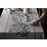 Lapuan Kankurit Lapuan Kankurit - Teemu Järvi Table Runner 46x150 needle branch black linen/cotton mix Lapuan Kankurit Lapuan Kankurit - Teemu Järvi Table Runner 46x150 needle branch black linen/cotton mix
