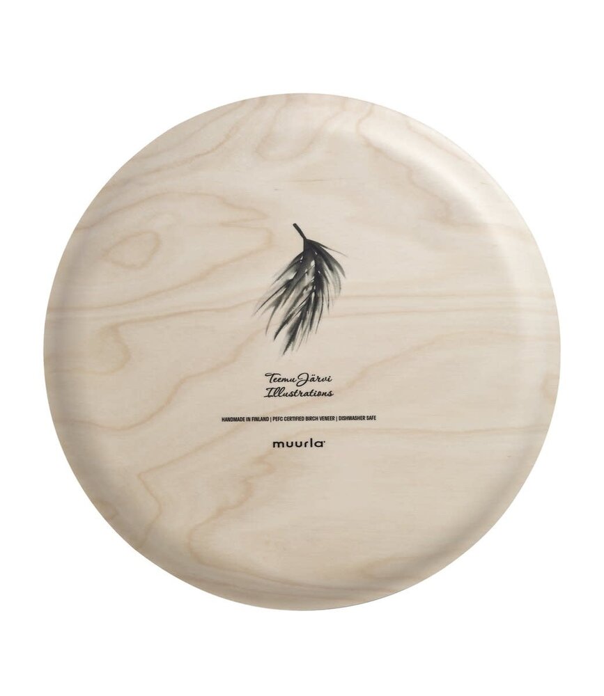 muurla Muurla x Teemu Järvi wooden tray Ø35cm Pine tree muurla Muurla x Teemu Järvi wooden tray Ø35cm Pine tree