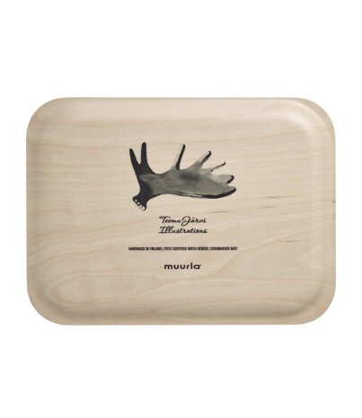 muurla Muurla x Teemu Järvi wooden tray Moose 27x20cm muurla Muurla x Teemu Järvi wooden tray Moose 27x20cm