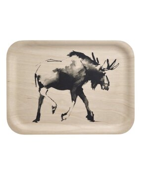 muurla Muurla x Teemu Järvi wooden tray Moose 27x20cm muurla Muurla x Teemu Järvi wooden tray Moose 27x20cm