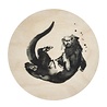 muurla Muurla x Teemu Järvi wooden coaster Otter Ø10cm muurla Muurla x Teemu Järvi wooden coaster Otter Ø10cm