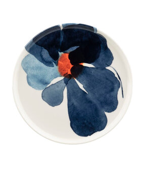Marimekko Marimekko Valssi bord 20cm Blauw Marimekko Marimekko Valssi bord 20cm Blauw